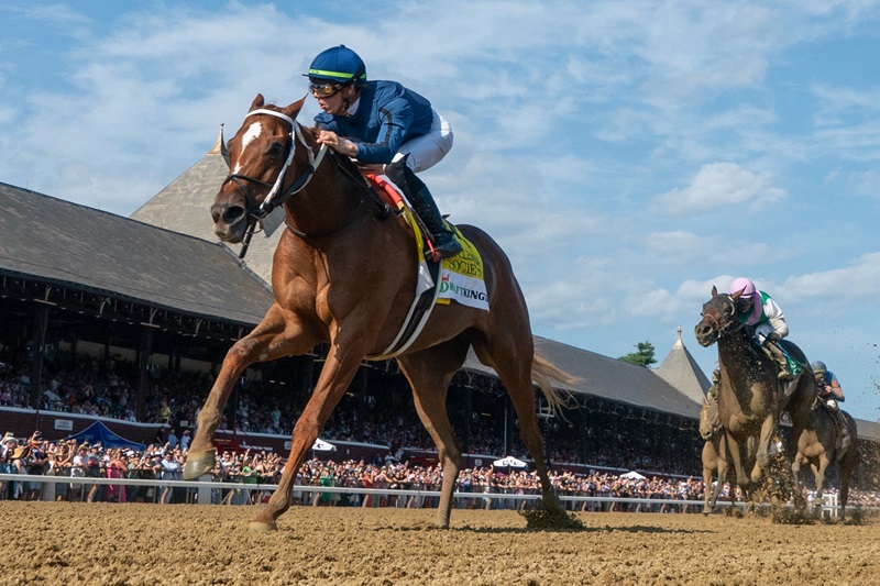 Society tops stellar field to win Ballerina S. (G1)