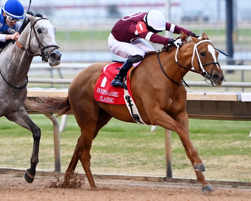 Gun Runner’s Recharge all heart in Houston Ladies Classic S. (G3) victory