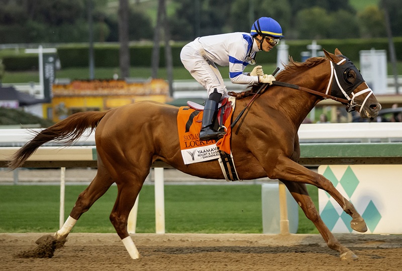 Locked romps to 8 ½-length Santa Anita H. (G1) victory